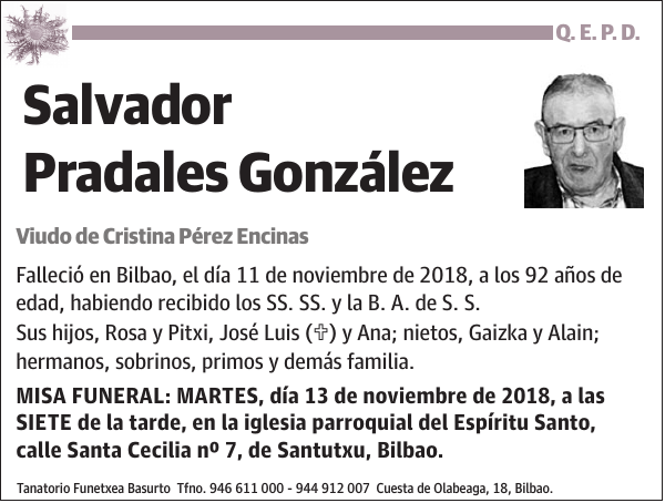 Salvador Pradales González