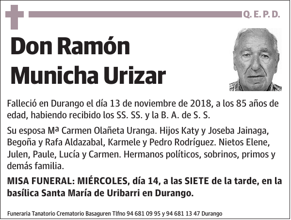 Ramón Municha Urizar