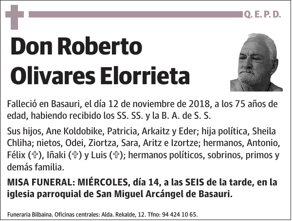 Roberto Olivares Elorrieta