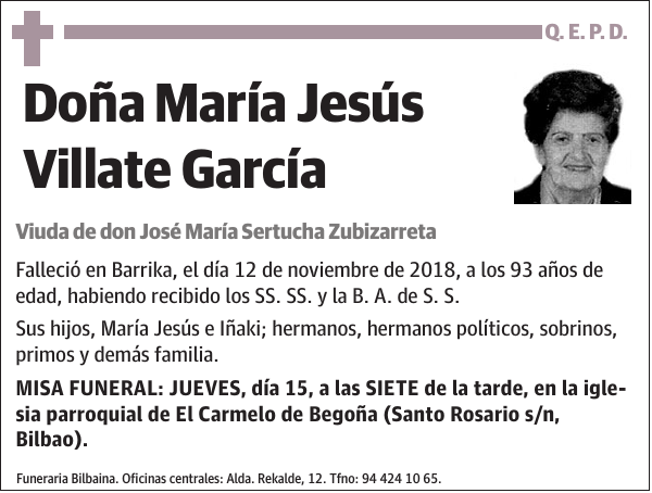 María Jesús Villate García