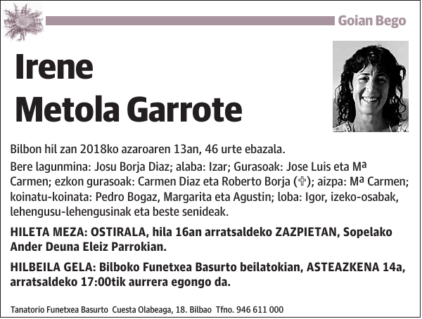 Irene Metola Garrote