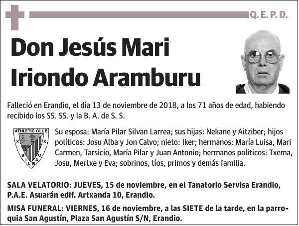 Jesús Mari Iriondo Aramburu