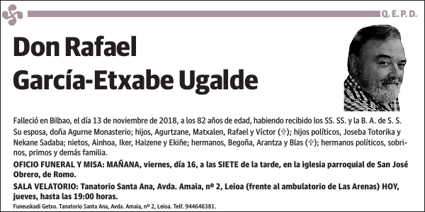 Rafael García-Etxabe Ugalde