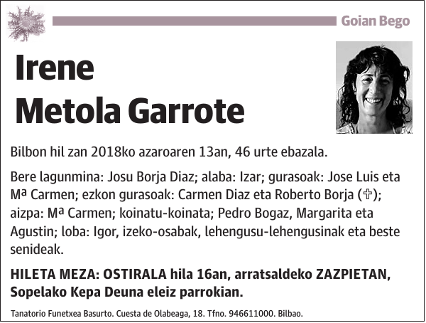 Irene Metola Garrote