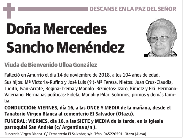 Mercedes Sancho Menéndez