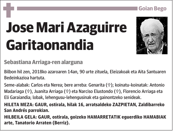 Jose Mari Azaguirre Garitaonandia