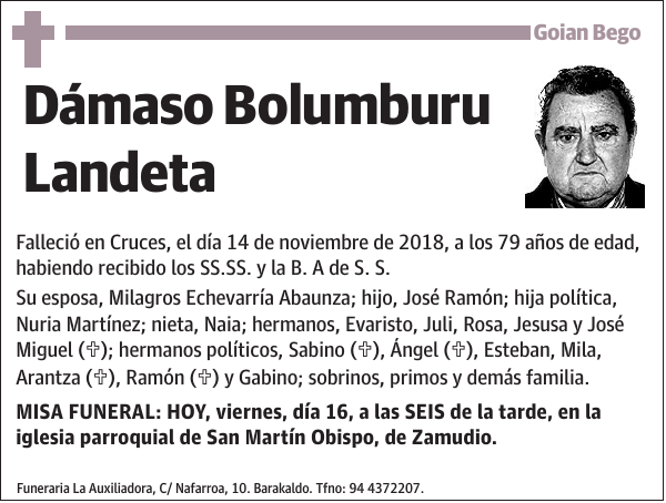 Dámaso Bolumburu Landeta