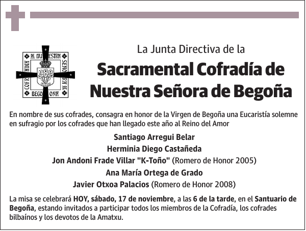 Cofradía de Nuestra Señora de Begoña