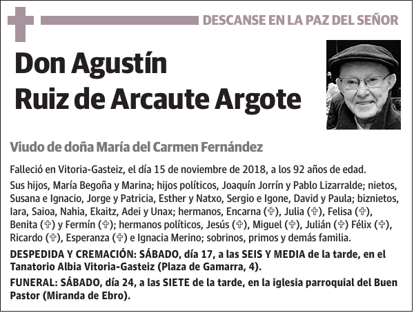 Agustín Ruiz de Arcaute Argote