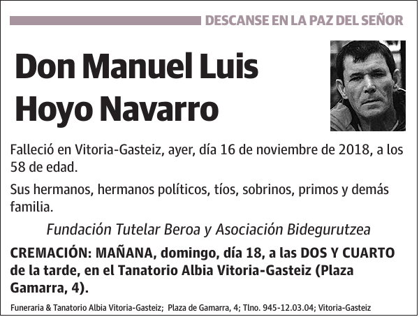 Manuel Luis Hoyo Navarro