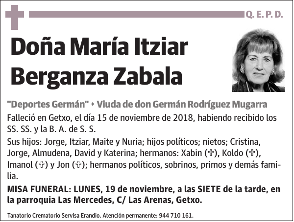 María Itziar Berganza Zabala