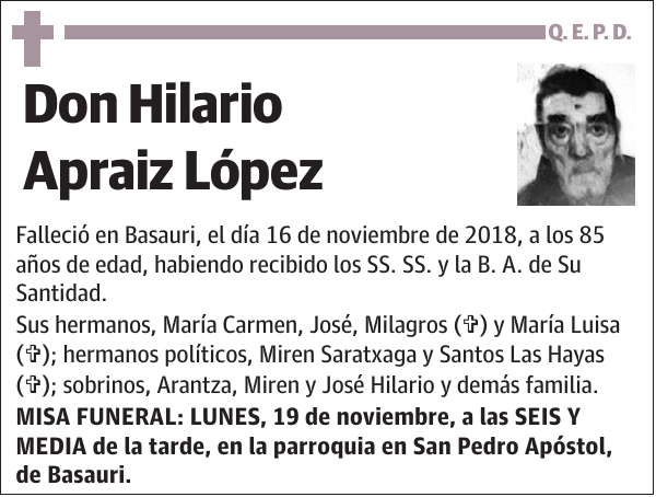 Hilario Apraiz López