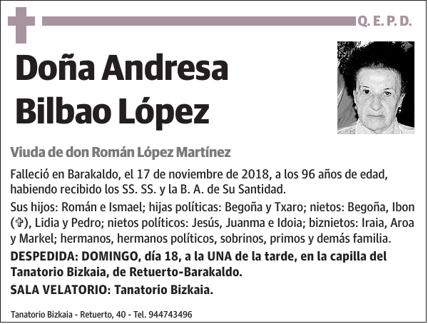 Andresa Bilbao López