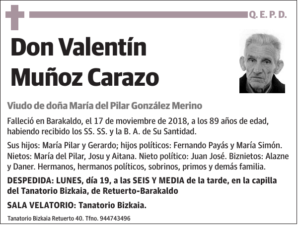 Valentín Muñoz Carazo