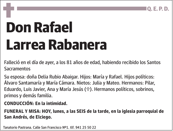 Rafael Larrea Rabanera