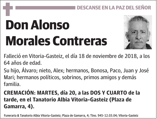 Alonso Morales Contreras