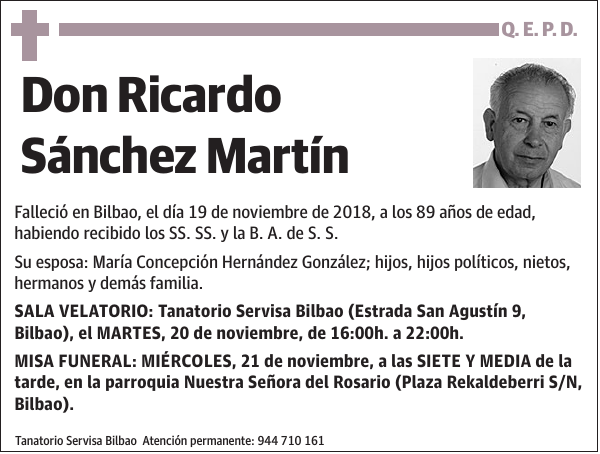 Ricardo Sánchez Martín