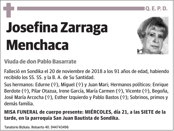 Josefina Zarraga Menchaca