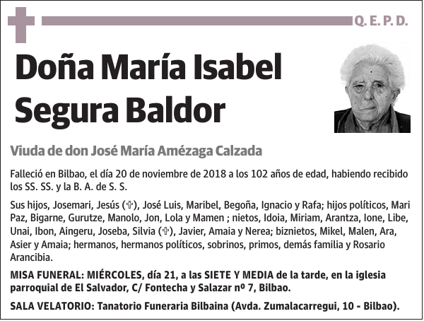 María Isabel Segura Baldor