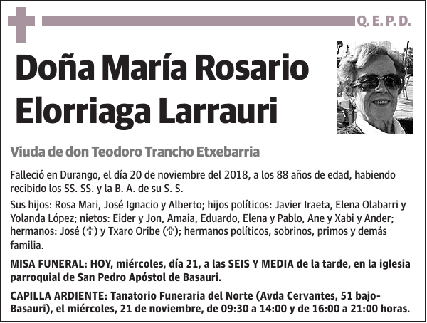 María Rosario Elorriaga Larrauri