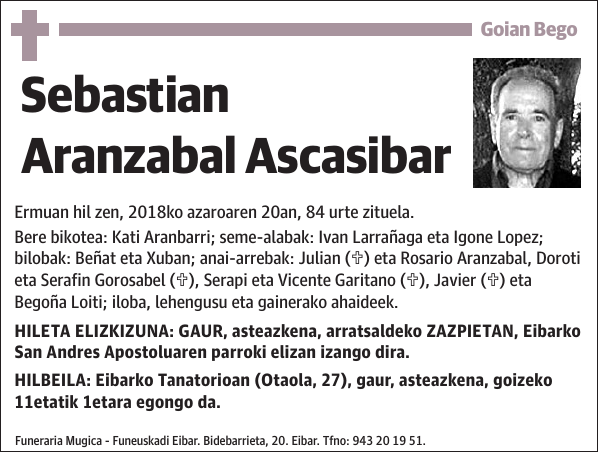 Sebastian Aranzabal Ascasibar