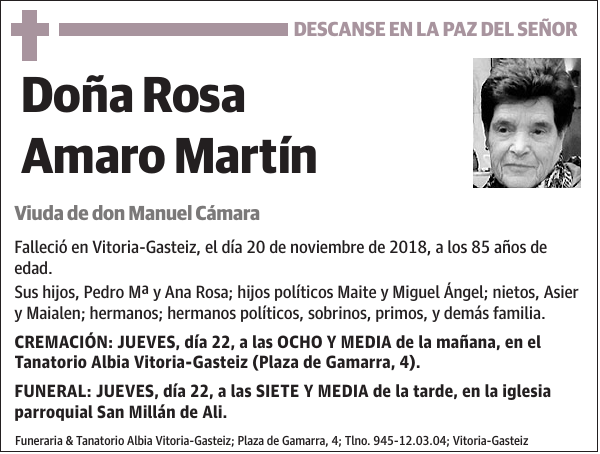 Rosa Amaro Martín