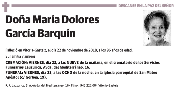 María Dolores García Barquín