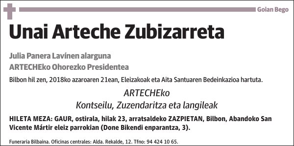 Unai Arteche Zubizarreta