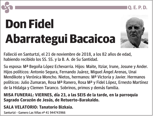 Fidel Abarrategui Bacaicoa