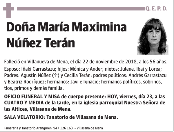 María Maximina Núñez Terán