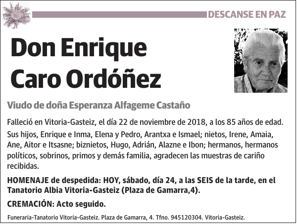 Enrique Caro Ordóñez