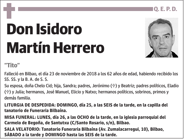 Isidoro Martín Herrero