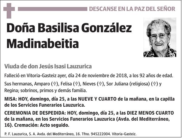 Basilisa González Madinabeitia