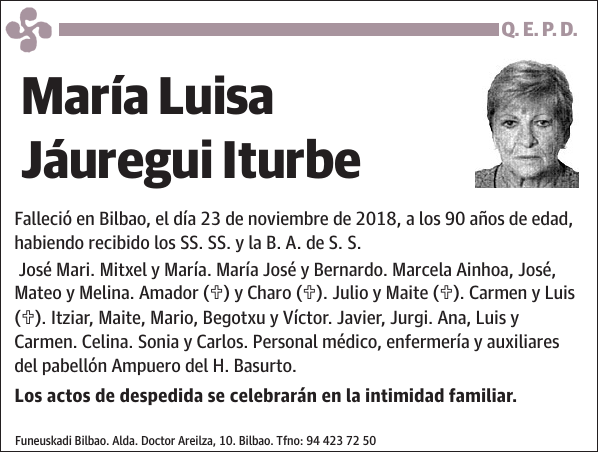 María Luisa Jáuregui Iturbe