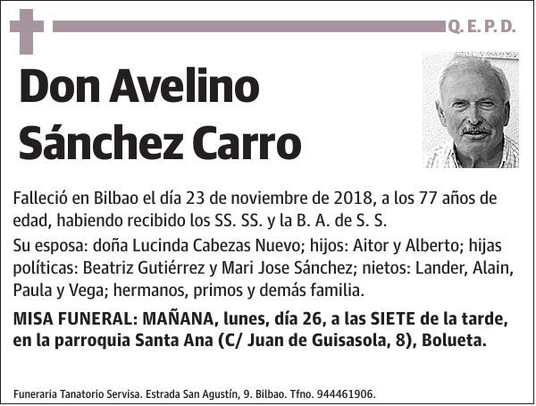 Avelino Sánchez Carro