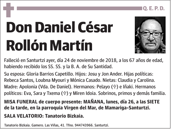 Daniel César Rollón Martín