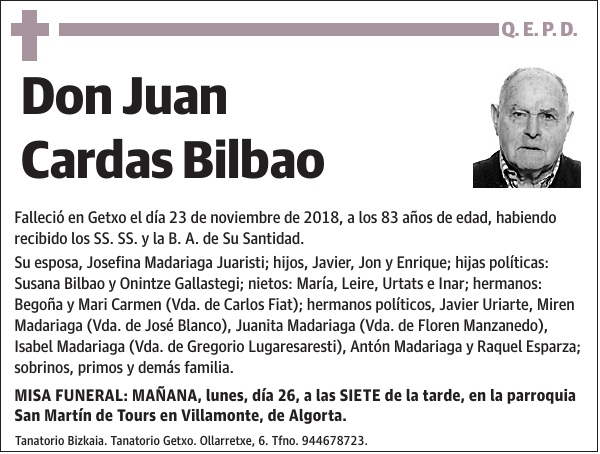 Juan Cardas Bilbao