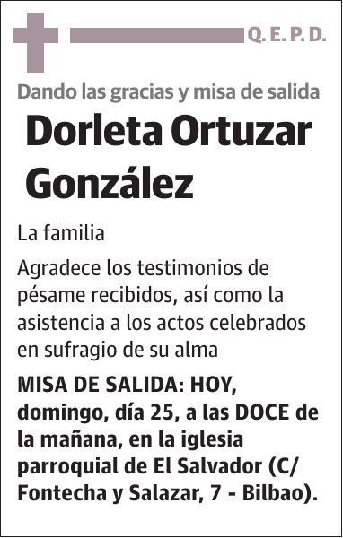 Dorleta Ortuzar González La familia