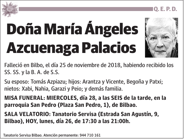 María Ángeles Azcuenaga Palacios