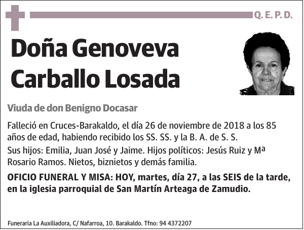 Genoveva Carballo Losada