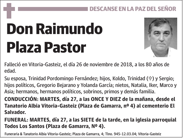 Raimundo Plaza Pastor