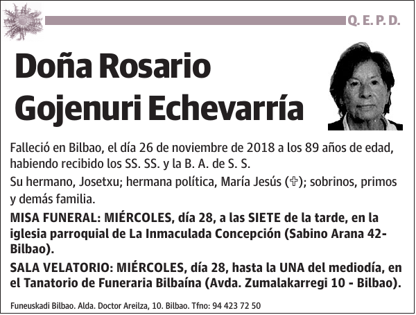 Rosario Gojenuri Echevarría