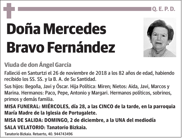Mercedes Bravo Fernández