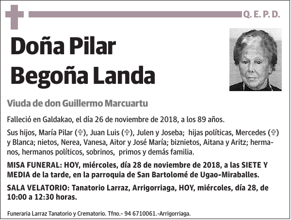 Pilar Begoña Landa