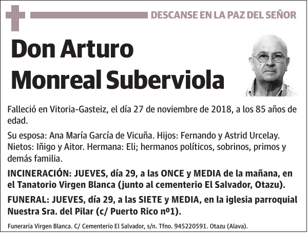 Arturo Monreal Suberviola