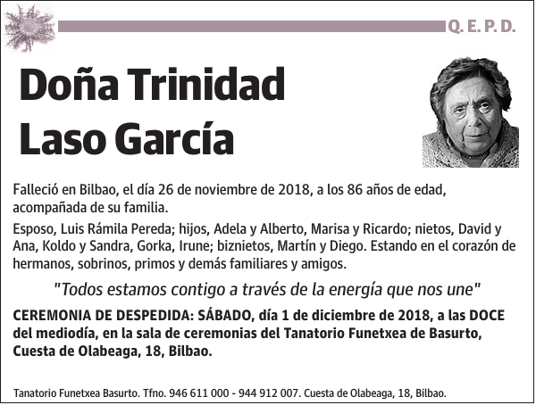 Trinidad Laso García