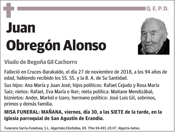 Juan Obregón Alonso