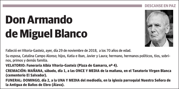 Armando de Miguel Blanco