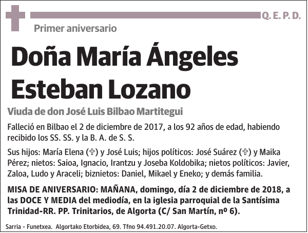 María Ángeles Esteban Lozano