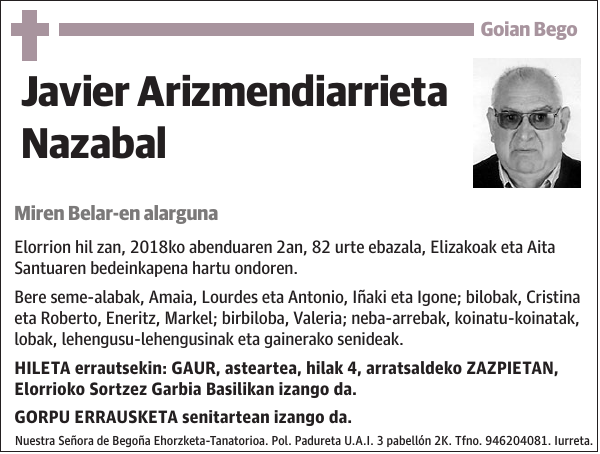 Javier Arizmendiarrieta Nazabal